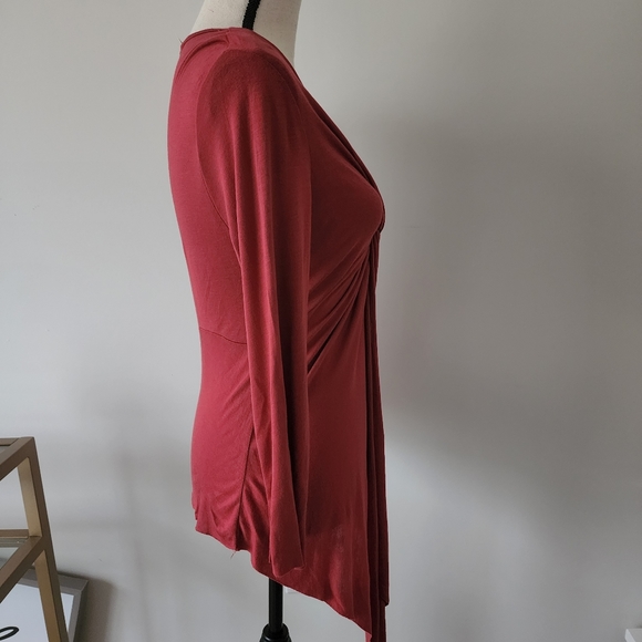 Matty M Pullover knot front asymmetrical blouse|M - Picture 3 of 6